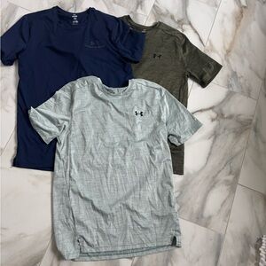 AS NEW LOT OF 3 MENS UNDER ARMOUR DRY WICK SHIRTS SZ SMALL